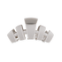 Teleties Medium Classic Hair Clip SILVER FLAMES