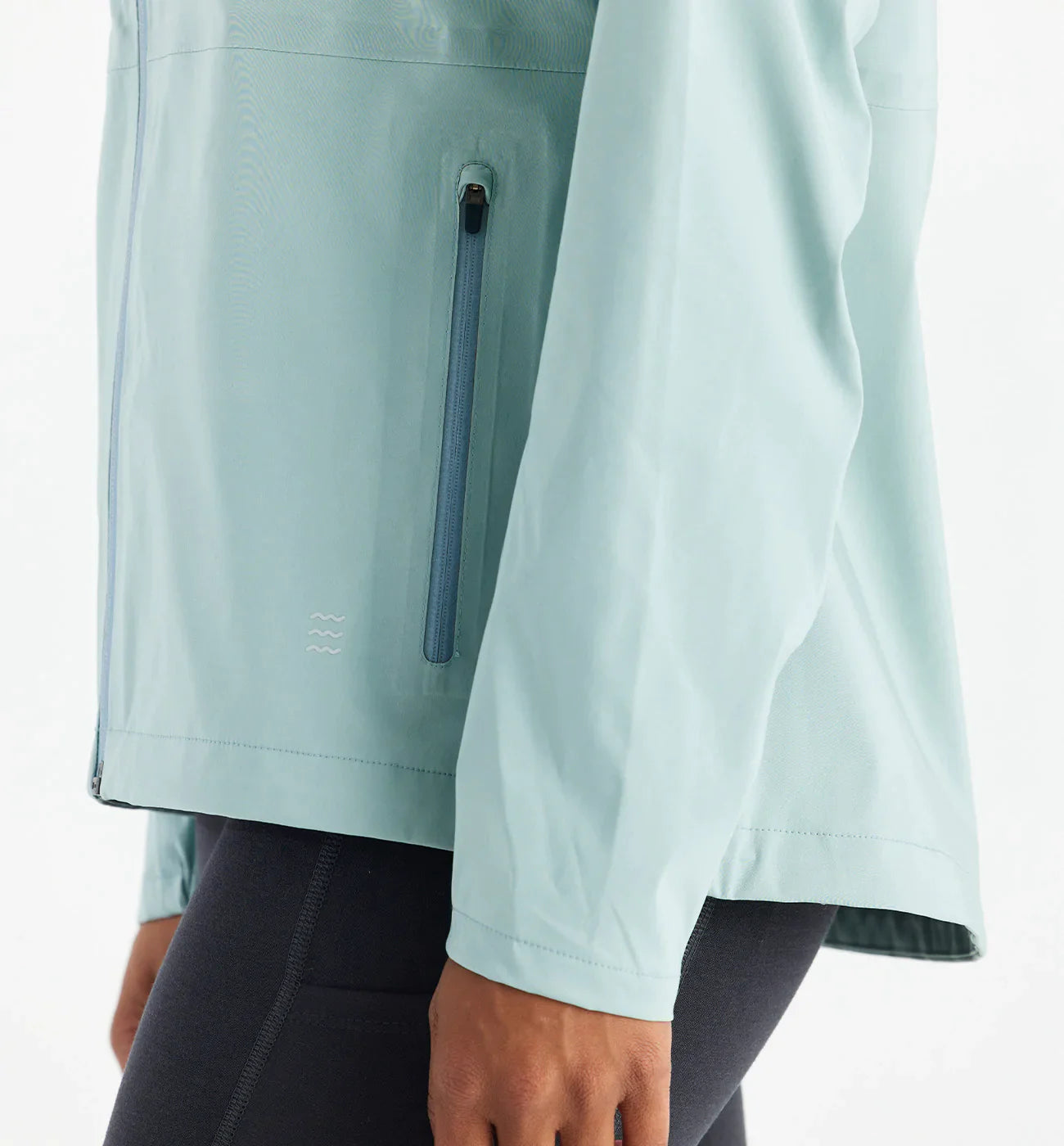 Free Fly W Cloudshield Rain Jacket OCEAN MIST