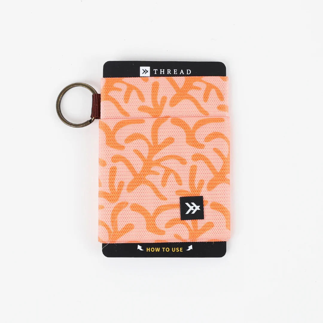 Thread Elastic Wallet CORAL REEF