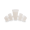 Teleties Medium Classic Hair Clip COCONUT WHITE
