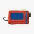 Thread Color Block Pouch Wallet RED