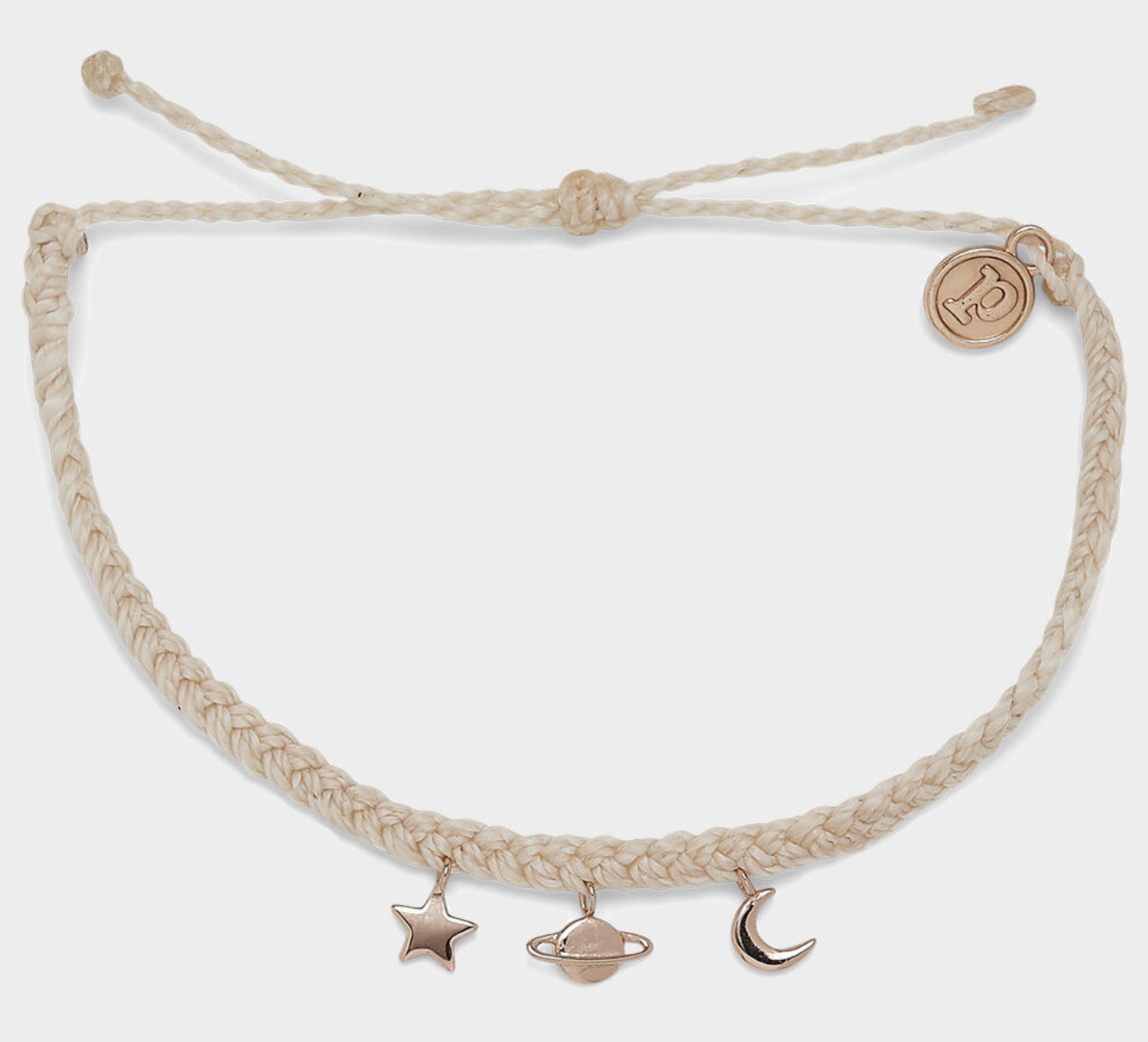 Pura Vida Cosmic Rose Gold Charms Bracelet VANILLA