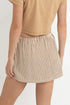 Rhythm W Cove Stripe Skort NATURAL