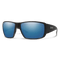 Smith Guide's Choice Matte Black | ChromaPop Polarized Blue Mirror