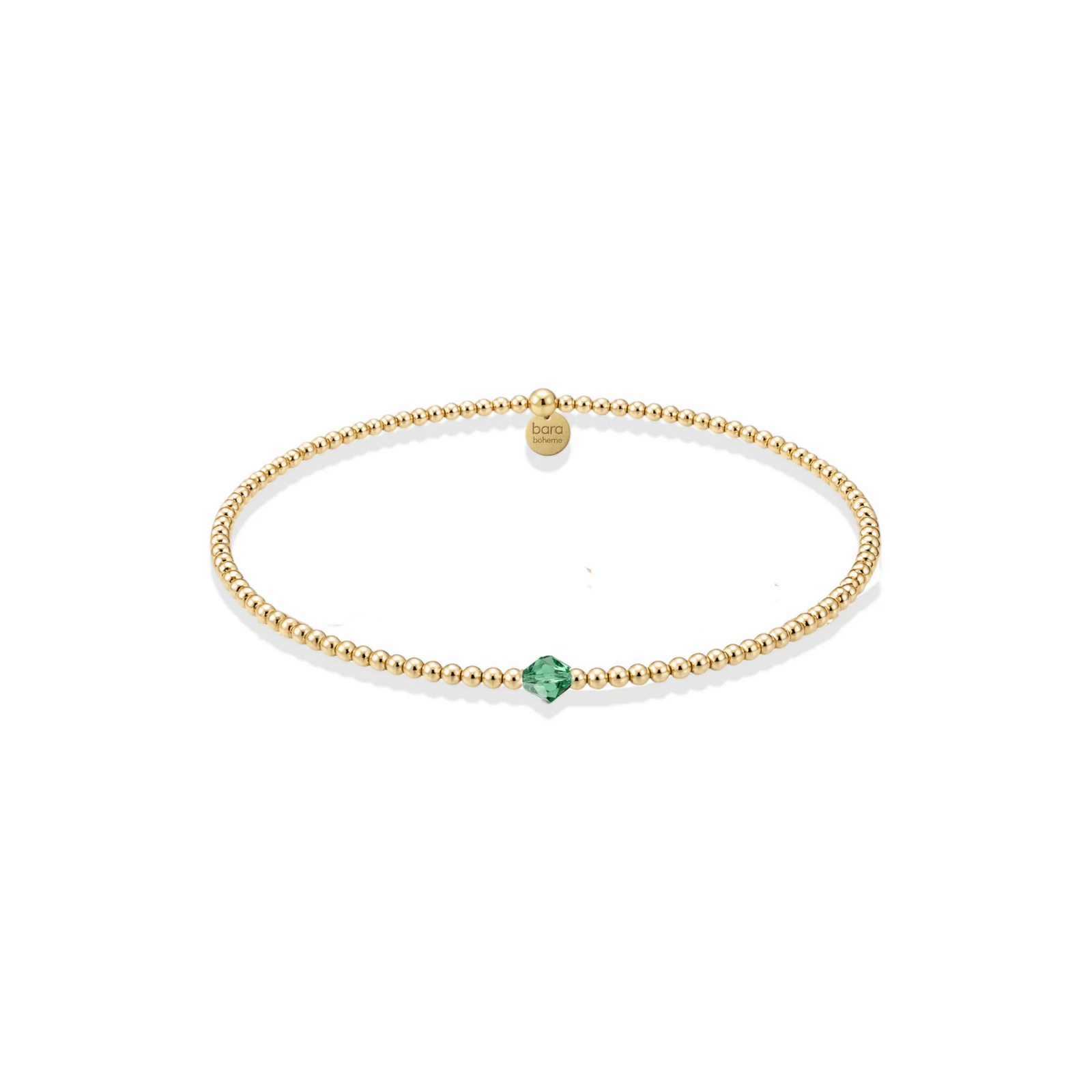 Bara Boheme Birthstone Bracelet MAY - EMERALD