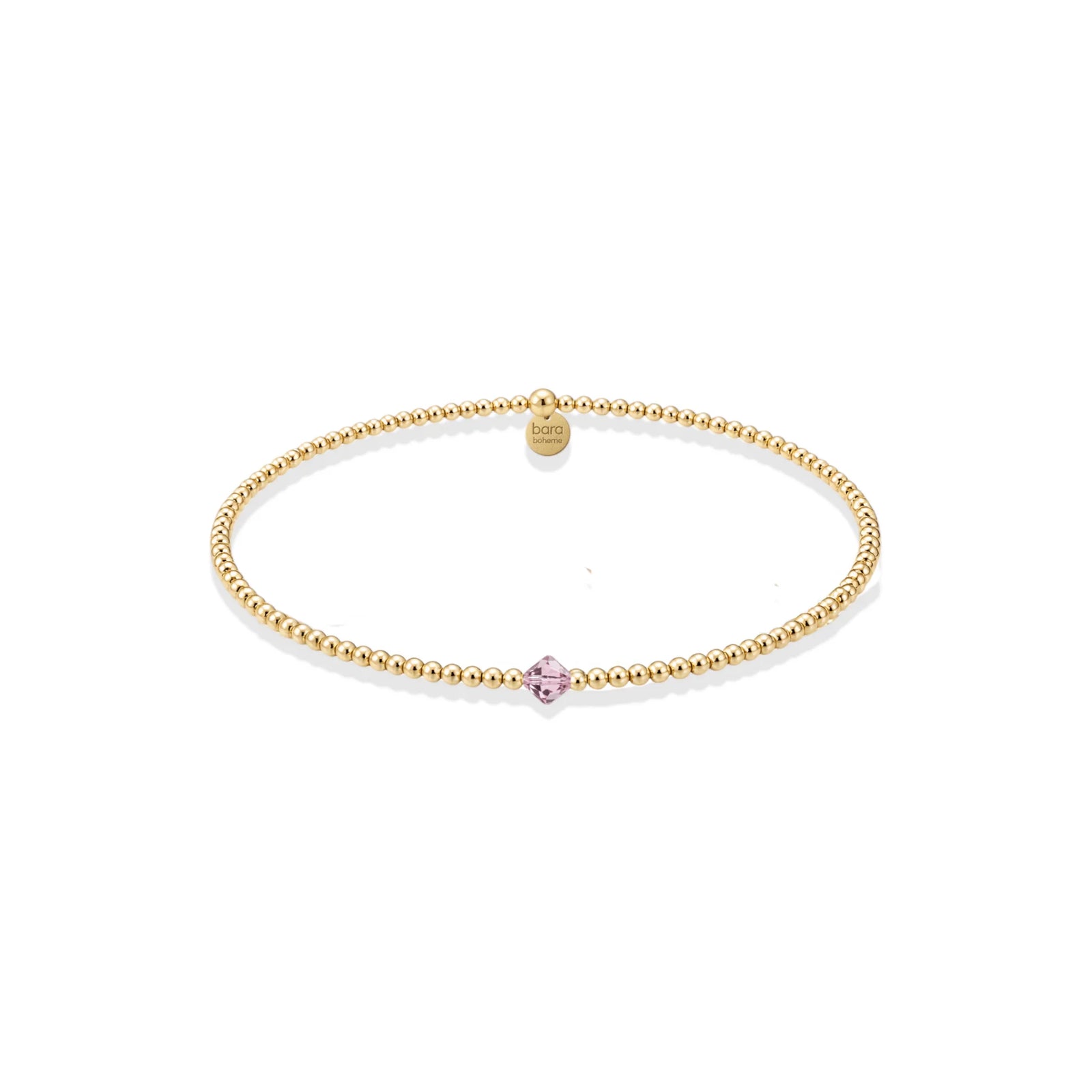 Bara Boheme Birthstone Bracelet FEBRUARY - AMETHYST