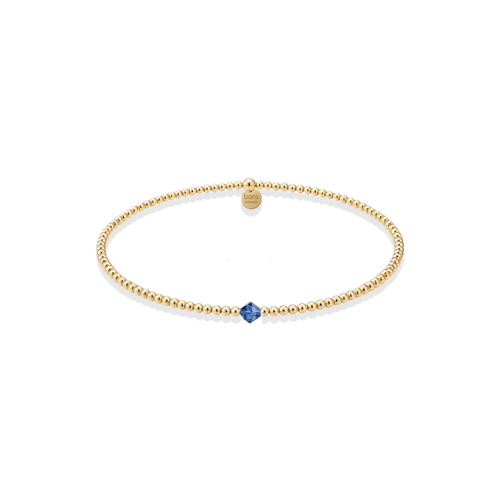 Bara Boheme Birthstone Bracelet SEPTEMBER - SAPPHIRE