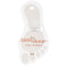 Sand & Stone Toe Ring SILVER WHITE SPARKLE