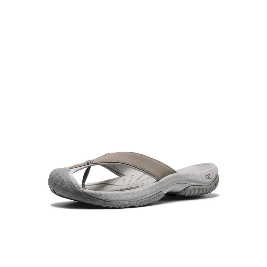 KEEN M Waimea Leather Sandal MONOCHROME / STEEL
