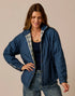Carve Designs W Marais Reversible Jacket ORION FLEUR / TWEED