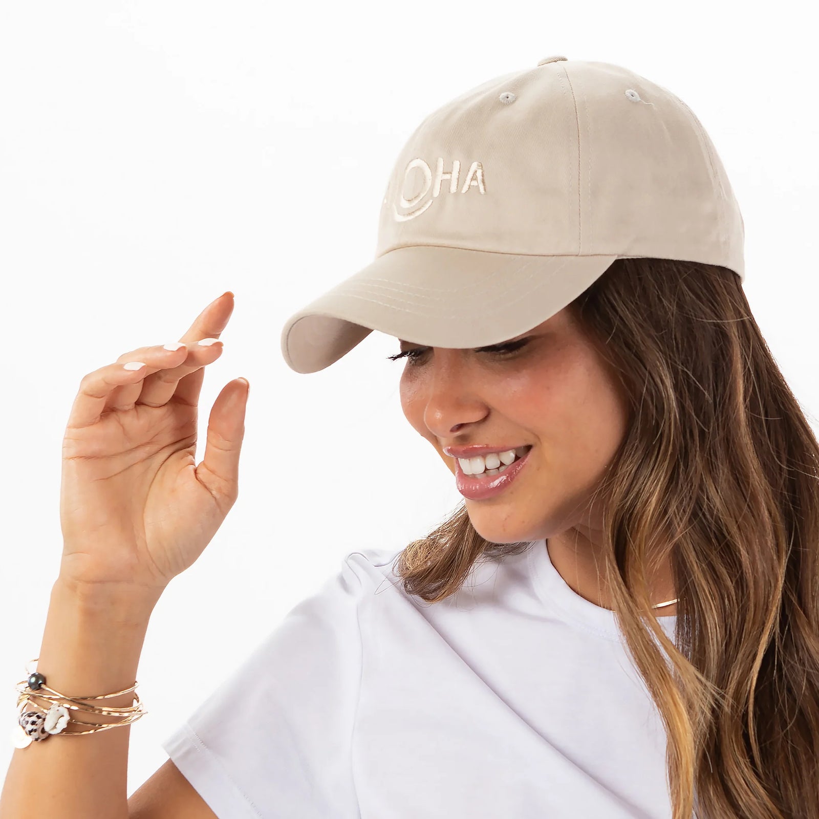 ALOHA Dad Hat SANDSTONE