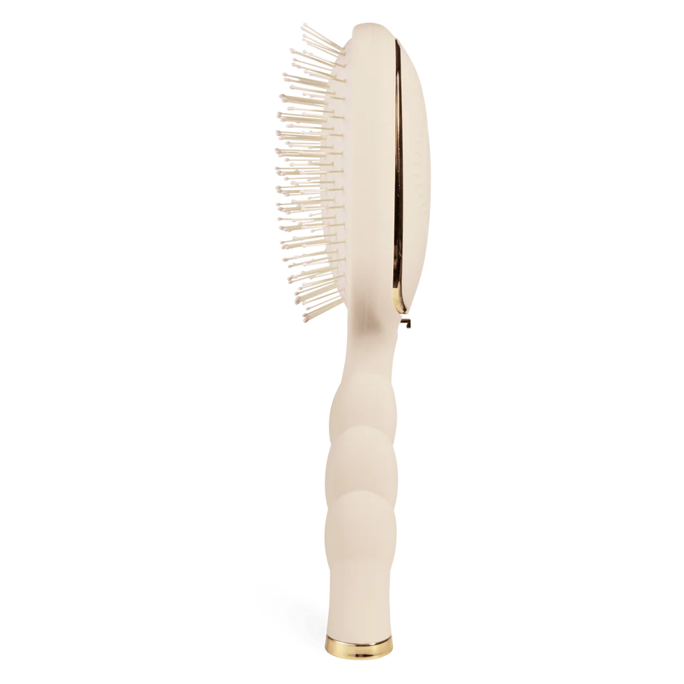 Teleties Detangler Hair Brush for Medium Hair - Full Size TAN