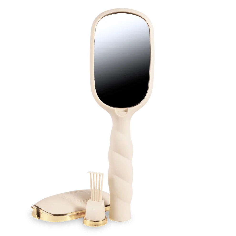 Teleties Detangler Hair Brush for Medium Hair - Full Size TAN
