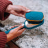 Teleties Detangler Hair Brush for Medium Hair - Full Size TEAL