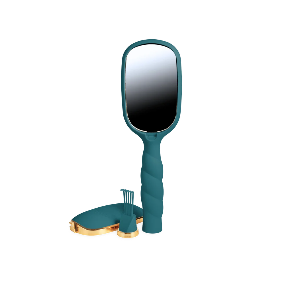 Teleties Detangler Hair Brush for Medium Hair - Full Size TEAL
