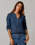 Carve Designs W Dylan Gauze Shirt ORION FLEUR