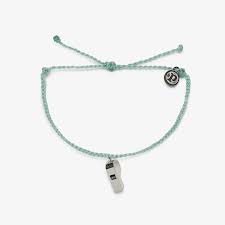 Pura Vida Whistle Charm Bracelet SEAFOAM