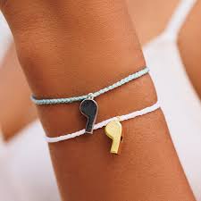 Pura Vida Whistle Charm Bracelet SEAFOAM