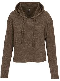 North River W Hawthorne Cropped Hoodie CARIBOU