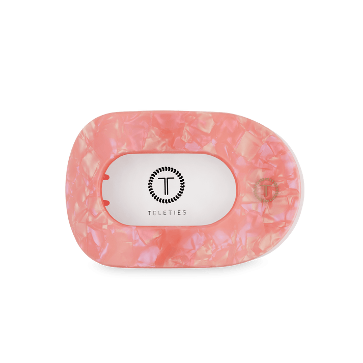 Teleties Medium Flat Round Hair Clip DREAMSICLE