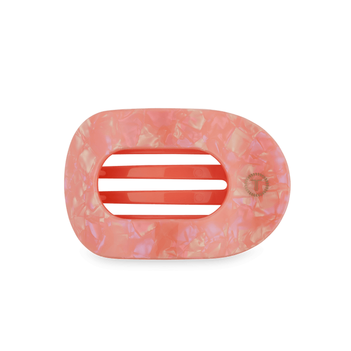 Teleties Medium Flat Round Hair Clip DREAMSICLE