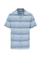 North River M SS Crosshatch Shirt CRYSTAL BLUE