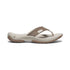 KEEN W Kona Leather Flip Flop BRINDLE / SILVER BIRCH