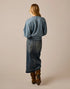 Carve Designs W Anneke Supersoft Dolman BLUE MIRAGE HEATHER