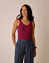 Carve Designs W Ever Rib Tank JULY STRIPE