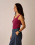Carve Designs W Ever Rib Tank JULY STRIPE