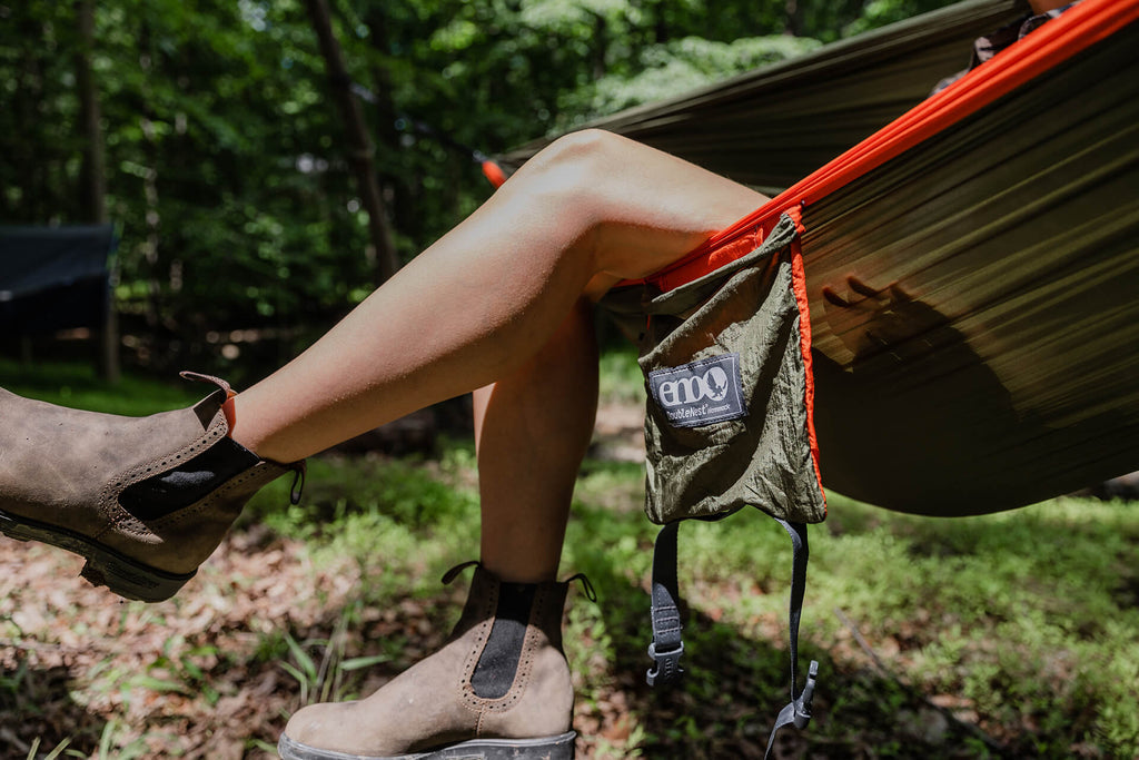 ENO Double Nest Hammock OLIVE/ORANGE