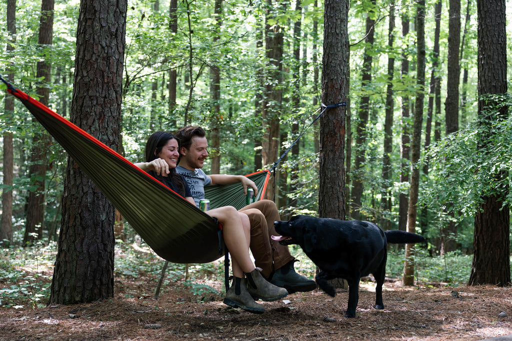 ENO Double Nest Hammock OLIVE/ORANGE