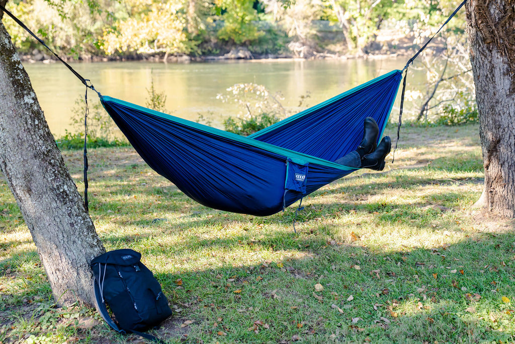 ENO Double Nest Hammock NAVY/SEAFOAM