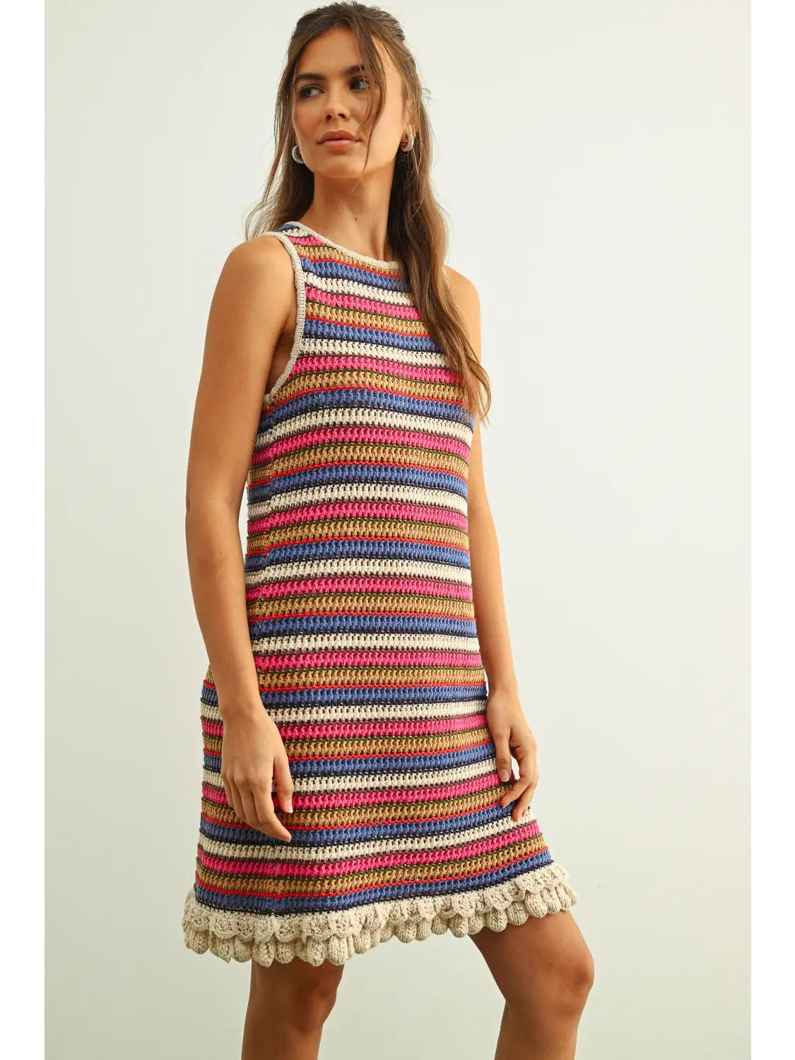 Miou Muse W Sleeveless Knit Dress MULTI