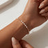 Bara Boheme Signature Emma Pearl Beaded Golf Filled Bracelet