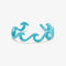 Pura Vida Enamel Delicate Toe Ring TURQUOISE