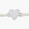 Pura Vida Petite Heart Silver Bracelet WHITE