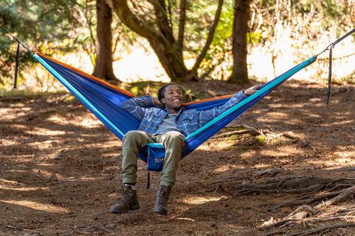 ENO Double Nest Hammock AQUA/SAPPHIRE/AMBER