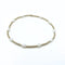 Erin Gray Petite Pattern Rice Pearl Bracelet GOLD