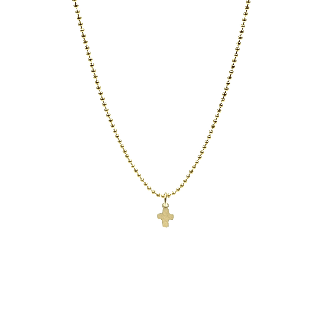 Erin Gray 15" Baby Bliss Necklace w/ Luxe Cross