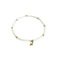 Erin Gray Luxe Cross Bracelet PEARL WHITE