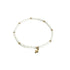 Erin Gray Luxe Cross Bracelet PEARL WHITE