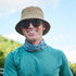 Turtle Fur Dune Reversible Bucket Hat KHAKI