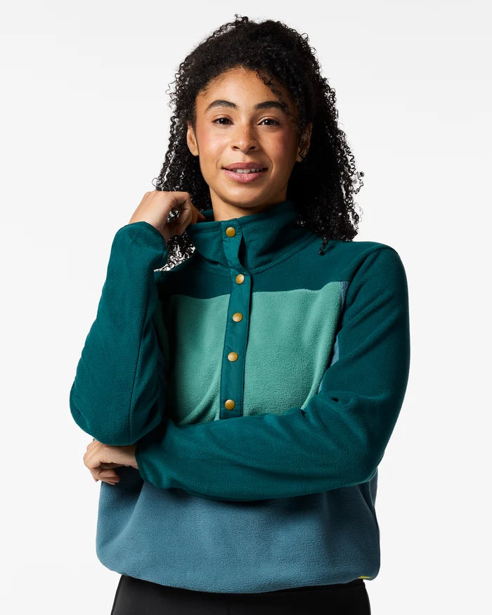 Cotopaxi W Encima Fleece Pullover DEEP OCEAN / FIREFLY