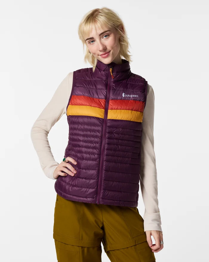 Cotopaxi W Fuego Down Vest ACAI STRIPES