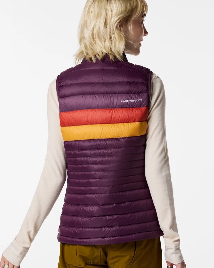 Cotopaxi W Fuego Down Vest ACAI STRIPES