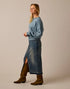 Carve Designs W Anneke Supersoft Dolman BLUE MIRAGE HEATHER