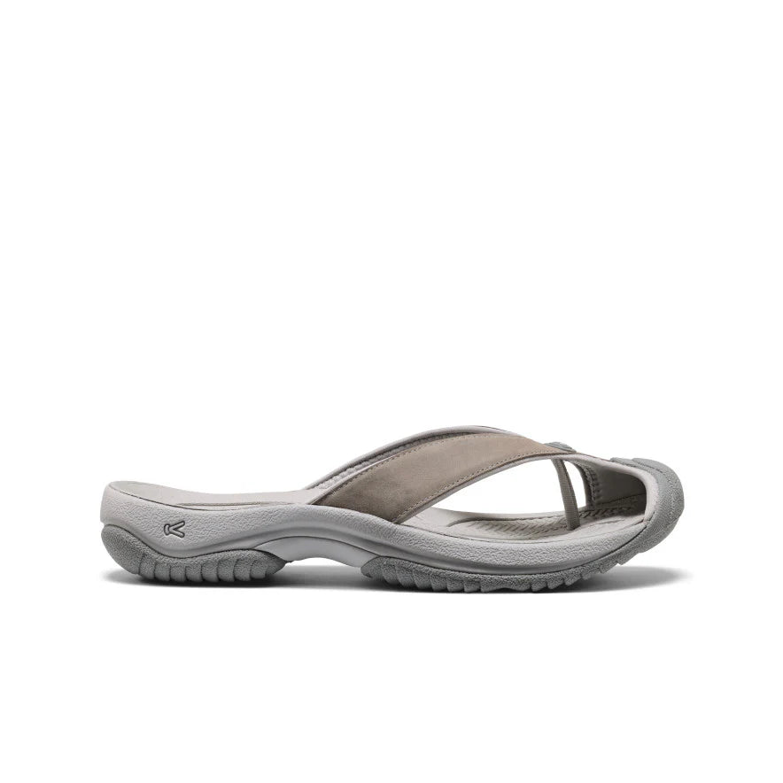 KEEN M Waimea Leather Sandal MONOCHROME / STEEL