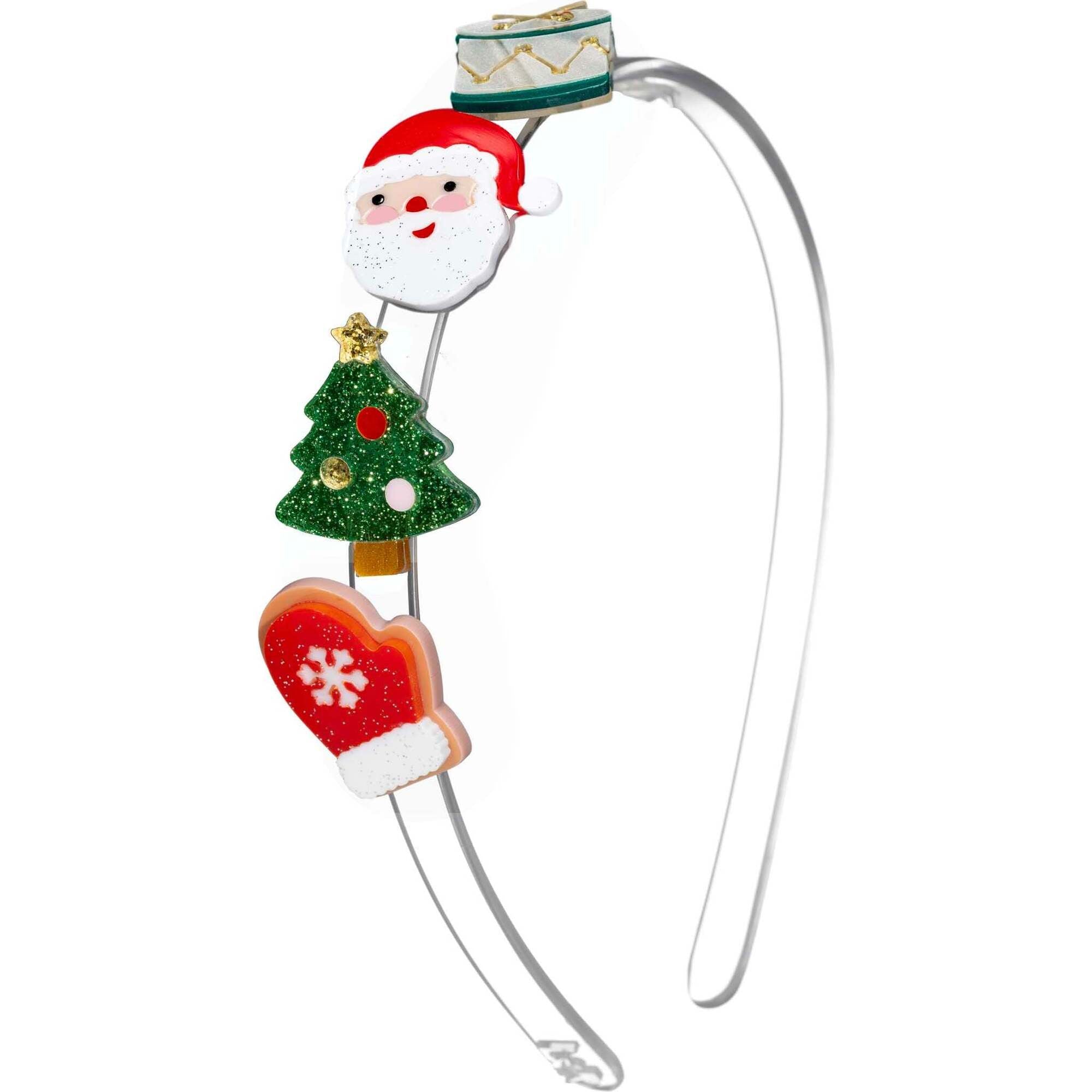 Lilies & Roses Santa Tree Drum Headband