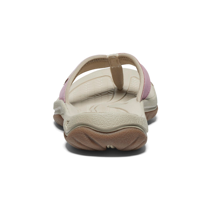 KEEN W Kona Leather Flip Flop NOSTALGIA ROSE / TAUPE